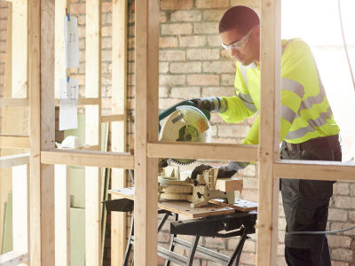 Joiner at work