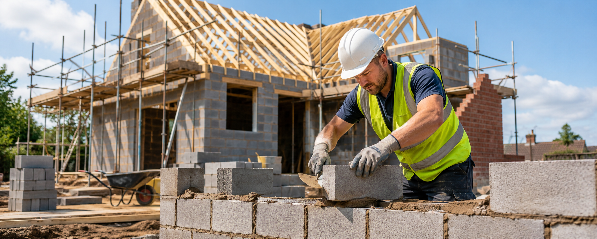 builders at work